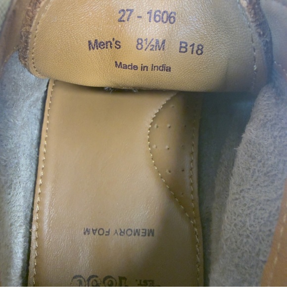 Johnston & Murphy J&M 1850 Howell Tan Leather Chukka Boots Men’s Size 8.5 - Picture 7 of 9